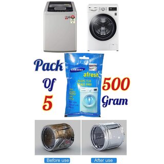 Use For SAMSUNG Pack of 5(100grams x 5=500grams) Descaling Powder Washing Machine