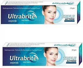 Ultrabrite Triple Action Skin Cream (Pack of 2 pcs )  25g each