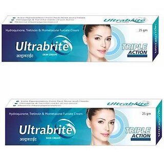 Ultrabrite Triple Action Skin Cream (Pack of 2 pcs )  25g each