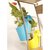 PLASTIC HANGING PLANTER POT, MULTICOLOUR PACK OF 2