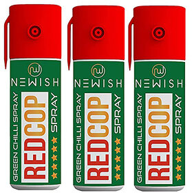 Newish Powerful Green Chilli Spray Self Defence for Women Pack of 3 (Each  55 ml , 35 gm)