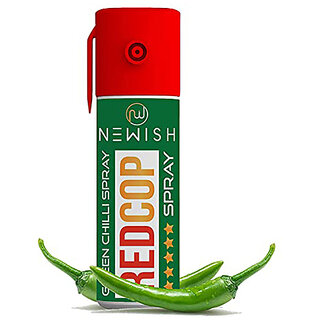 Newish Green Chilli Pepper Spray for Self Defence for Women  Small Pocket Size Gadgets (55 Ml/35 G, Green)