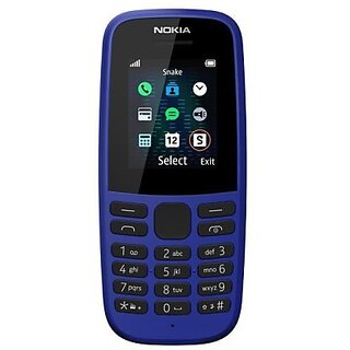 (Refurbished) Nokia 105 (Single SIM, 1.7 Inches Disaplay)_Superb Condition, Like New