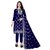 Sharda Creation Blue Oraganza Embroidered Unstitched Dress