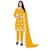 Sharda Creation Yellow Georgette Embroidered Unstitched Dress