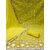 Sharda Creation Yellow Chanderi Embroidered Unstitched Dress