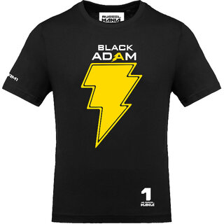 Fastbend Mens Black Graphic Print 100% Cotton Round Neck T-Shirt