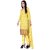 Sharda Creation Yellow Chanderi Embroidered Unstitched Dress