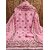 Sharda Creation Pink Polycotton Embroidered Unstitched Dress