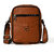MATRICE messenger bag with tan faux vegan leather(NE-S-0799-Tan)
