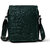 MATRICE messenger bag with green faux vegan leather(NE-S-0806-Green)