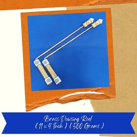 VSP VASTU SAMADHAN - 188 BRASS DOWSING ROD ( NEW ) - Pair for Vastu / Reiki / Dowser Masters / Searching any Objects