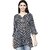 TAVAN Women Printed Viscose Rayon Straight Kurta (Blue)