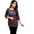 TAVAN Women Ikat Pure Cotton Straight Kurta (Multicolor)