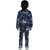 Kid Kupboard Regular-Fit Girl's Cotton Hoddie and Track Pant Dark Blue, Full-Sleeves, Pack of 1
