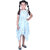 Kid Kupboard Regular-Fit Girl's Cotton Sky Blue Frock, Sleeveless, Pack of 1