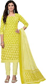 Womens Cotton Un-Stitched Dress Materials