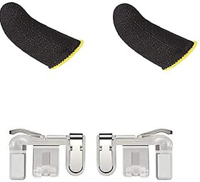 Free Fire , PUBG Trigger Free with Thumb & Finger Sleeve for Mobile Game for Android