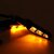 Pack of 4 Indicator for hero passion pro 12V Amber LED Flexible Non Breakable Motorcycle Bike Turn Signal Indicators Light Turning Lamps Set for universal bikes