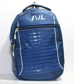 ABIL Trendy Navy Blue Bag Pack Pattern 2
