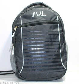 ABIL Trendy Black Bag Pack Pattern 2