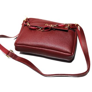 ABIL Dark Red Sling Bag