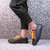 29K Men's Black with Orange Sneaker Casual Shoes