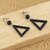 SILVER SHINE Elegant Dangler Wooden Earrings For Girls and Women Alloy Drops & Danglers