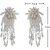 Silver Shine Silver Toned Beaded Stylist Fancy party wear Earring for Girls Alloy Stud Earring