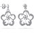 Silver Shine 92.5 Streling Silver Flower Design Silver Earring For Women & Girls Silver Drops & Danglers