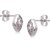 SHILVER SHINE SQUARE SHAPE EARRING Silver Stud Earring