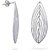 Silver Shine 92.5 Streling Silver Dangle Leaf Earring In Sterling Silver Earring For Women & Girls Silver Drops & Danglers