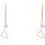 SHILVER SHINE ROUND & TRIANGLE HANGING Silver Drops & Danglers