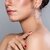 Silver Shine 92.5 Streling Silver Rose Gold Round Hoop Earring For Women & Girls Silver Earring Set