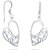 Silver Shine 92.5 Streling Silver Lover Heart Drop Earring For Women & Girls Silver Drops & Danglers