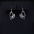 Silver Shine 92.5 Streling Silver Lover Heart Drop Earring For Women & Girls Silver Drops & Danglers