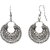 SILVER SHINE Eye-Catching Chandbali Alloy Drops & Danglers
