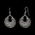 SILVER SHINE Eye-Catching Chandbali Alloy Drops & Danglers