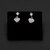 Silver Shine 92.5 Streling Silver Love Hanging Earring For Women & Girls Silver Stud Earring