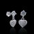 Silver Shine 92.5 Streling Silver Love Hanging Earring For Women & Girls Silver Stud Earring