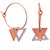 Silver Shine 92.5 Streling Silver Circle Triangle Dangle Earring For Women & Girls Silver Drops & Danglers