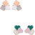 SILVER SHINE Party Wear Stylish Multi Color Fashion Earrings For Women and Girls Set 2 Alloy Earring Set