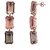 Silver Shine 92.5 Streling Silver Squear Stones Silver Earring For Women & Girls Silver Stud Earring