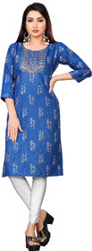 Sharda Creation Blue Colour Printed Kurti