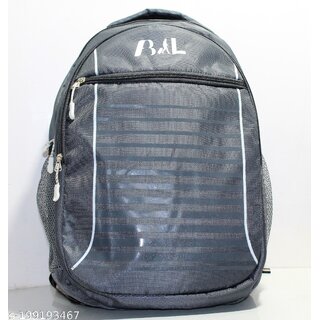 ABIL Trendy Grey Bag Pack Pattern 2