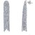 Silver Shine 92.5 Sterling Diamond Layers Silver Earring for Women & Girls Silver Drops & Danglers