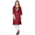 Sharda Creation Maroon Colour Printed Kurti