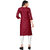 Sharda Creation Maroon Colour Printed Kurti