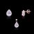 SILVER SHINE Sterling Silver Jewel Set  (White)