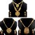 SILVER SHINE Alloy Gold-plated Jewel Set  (Gold)